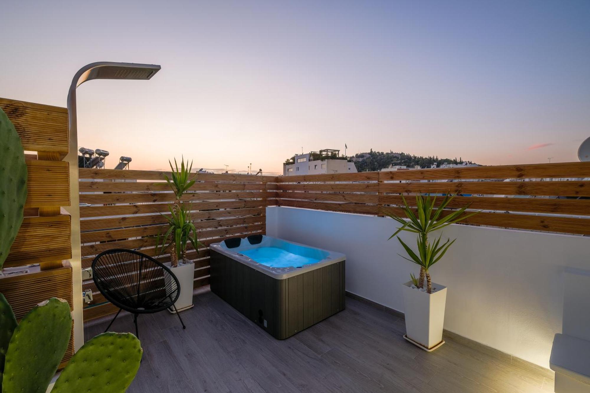דירות אתונה Acropolis View With Jacuzzi מראה חיצוני תמונה